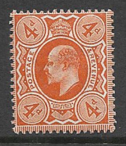 Sg 286 M27(3) 4d Deep Bright Orange Harrison perf 15x14 Unmounted mint/MNH