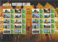 LS58 GB 2009 Castles Of Northern Ireland Smiler sheet UNMOUNTED MINT