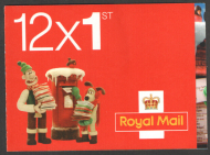 LX40 2010 Christmas Barcode Booklet - 12 x 2nd Class - complete No Cylinder