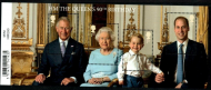 MS3832 2016 Queens 90th Birthday barcode miniature sheet UNMOUNTED MINT