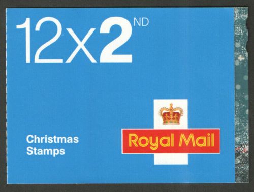 LX31 2006 Christmas Greetings Barcode Booklet 12 x 2nd class - Cylinder D1D1D1D1