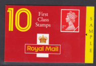 HD5 Walsall sample booklet no stamps or barcode on back for shop display