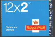 LX35 2008 Christmas Barcode Booklet - Oh No - 12 x 2nd Class - no cyl