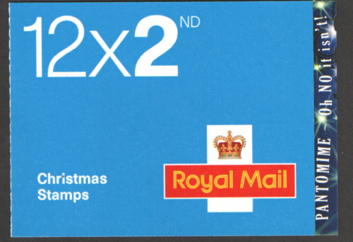 LX35 2008 Christmas Barcode Booklet - Oh No - 12 x 2nd Class - no cyl