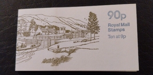 FG5a 1978 'British Canals No.4' Caledonian 90p Folded Booklet - good perfs