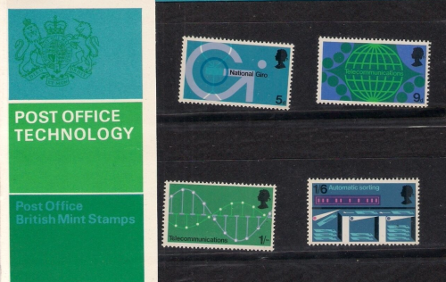 1969  Post Office Technology presentation pack in packaging unmounted mint