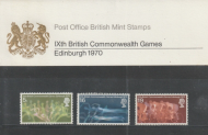 1970 Commonwealth games presentation pack in packaging