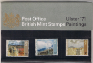1971 paintings Presentation pack UNMOUNTED MINT