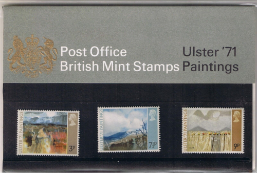 1971 paintings Presentation pack UNMOUNTED MINT