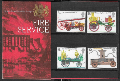 1974 Fire Service Presentation pack UNMOUNTED MINT