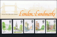 1980 Presentation pack 118 London Landmarks UNMOUNTED MINT