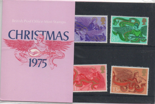 1975 Christmas Presentation pack UNMOUNTED MINT