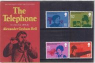 1976 The Telephone royal mail Presentation Pack Unmounted Mint