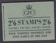 F25 Jan 1955 2 6 GPO booklet - Full perfs every pane inc. SB24 UNMOUNTED MINT