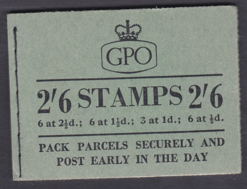 F25 Jan 1955 2 6 GPO booklet - Full perfs every pane inc. SB24 UNMOUNTED MINT