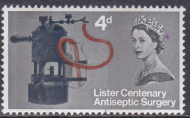sg667pc 4d 1965 lister anniversary 2 broad band phos error UNMOUNTED MINT [SN]