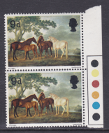 1969 Sg749c 9d Paintings Phosphor omitted UNMOUNTED MINT [SN]