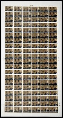 Sg661 1965 4d Churchill Ordinary  full sheet cylinder 1A1B Dot UNMOUNTED MINT