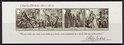 MS3336 2012 Charles Dickens miniature sheet UNMOUNTED MINT MNH