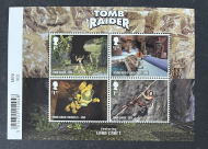 MS4320a 2020 Tomb Raider miniature sheet BARCODE UNMOUNTED MINT MNH