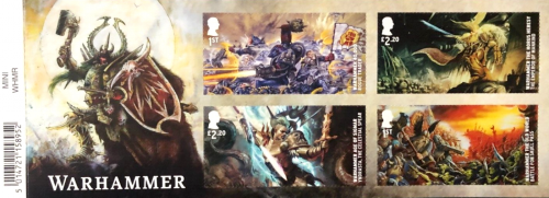 2023  warhammer barcode miniature sheet UNMOUNTED MINT