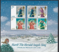 GB 2007 MS2795 Christmas miniature sheet UNMOUNTED MINT