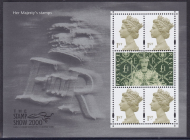 2000 MS2147 Her majestys stamps Miniature Sheet - UNMOUNTED MINT
