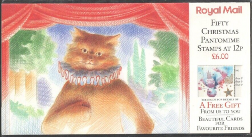 1985 50x christmas pantomime stamps at 12p  special pack LP1