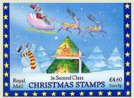 sg1375u 1987 Christmas Stamps Special pack with 36 x 2nd class (13p) Sealed pack