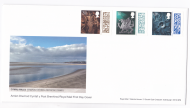 Uncancelled FDC with Type II wales  wales barcode definitives stamps