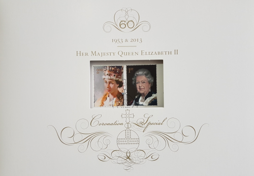 2013 60 years of royal portraits coronation souvenir pack in envelope NEW