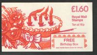 GB Folded Booklet FS1ba Birthday Box RM booklet - No Cylinder - no bottom perfs