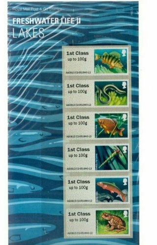 2013 PG12 Post  go Freshwater life II(2) pack UNMOUNTED MINT