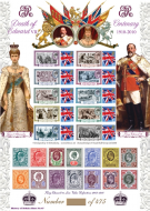 History of Britain 47 2009 Edward VII death No.138 sheet U M