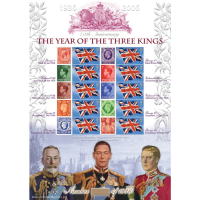 History of Britain 3 2006 Year of 3 kings no. 1545 sheet U M