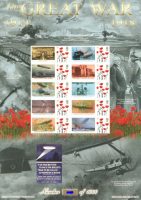 BC-475 2015 History of Britain 113 The great war no.25 sheet U M