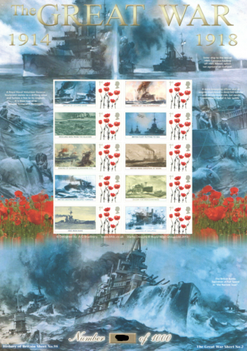 BC-404 2013 History of Britain 95 Great war no. 57 sheet U M