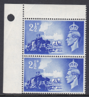 Sg C2a 1948 Channel Islands crown flaw row 1 1 UNMOUNTED MINT