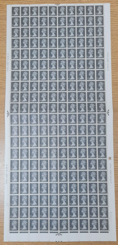 1½p  machin decimal Full Sheet cylinder 1 dot UNMOUNTED MINT/MNH