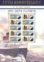 BC-418 GB 2013 RMS Queen Elizabeth No. 1514 Smiler Sheet  UNMOUNTED MINT