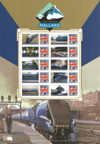 BC-411 GB 2013 Mallard no. 1360 Smiler Sheet  UNMOUNTED MINT