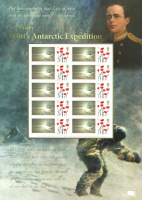 BC-368 2012 Scotts Antarctic Expedition no. 251 Smiler Sheet  UNMOUNTED MINT
