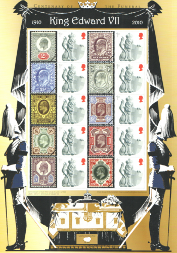 BC-269 2010 Edward VII no. 229 Smiler Sheet  UNMOUNTED MINT