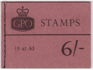 Q26p 6 - GPO Wilding booklet - July 1967 Good Perfs UNMOUNTED MINT MNH