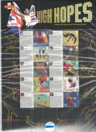 CS-15 2011 2012 olympics high hopes no 7227 Smiler Sheet UNMOUNTED MINT