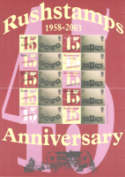 2003 BC-17 Rushstamps Anniversary Smiler sheet U M