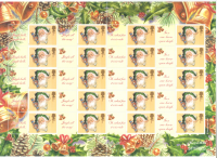 LS10 GB 2002 Christmas Smiler sheet UNMOUNTED MINT MNH
