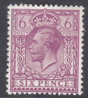 N26(8) 6d Plum Royal Cypher Single Stamp UNMOUNTED MINT