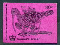 DQ56 February 1971 British Bird Series  30p Stitched Booklet - complete