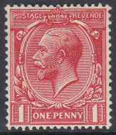 N34(3) Scarlet Vermillion 1d Block Cypher Single Stamp UNMOUNTED MINT
